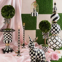 Spring|Greenery & Florals|MacKenzie-Childs Courtly Boxwood Topiary Small Drop In