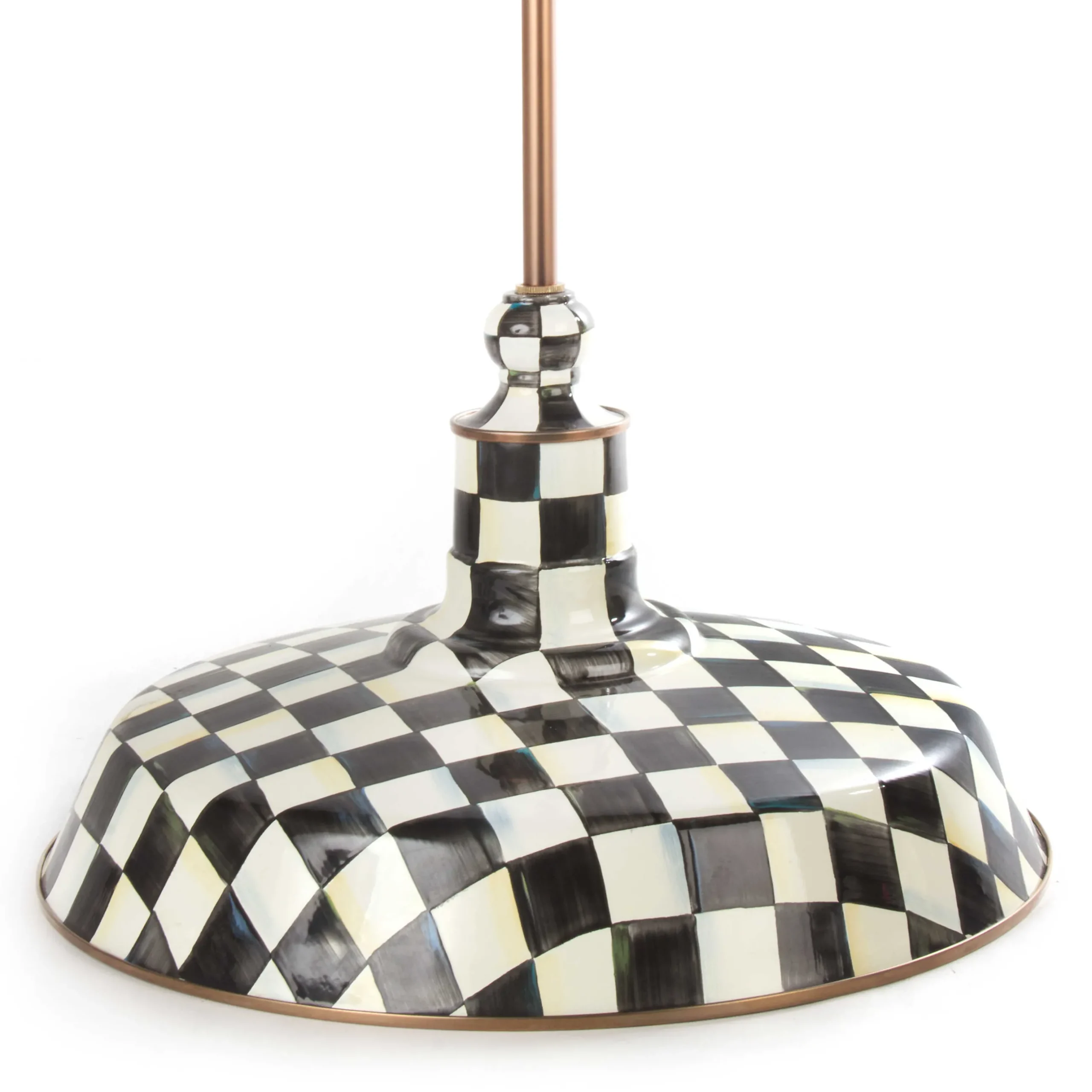 Lighting|MacKenzie-Childs Courtly Check 18 Barn Pendant Lamp