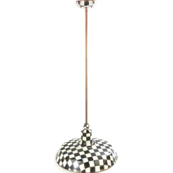 Lighting|MacKenzie-Childs Courtly Check 18 Barn Pendant Lamp