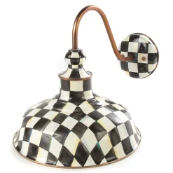 Lighting|MacKenzie-Childs Courtly Check 12 Barn Sconce