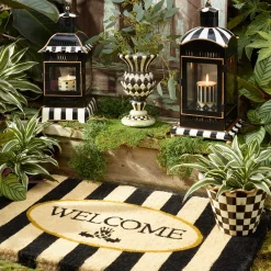 Spring|The Fall Shop|MacKenzie-Childs Courtly Check 8 Ceramic Garden Pot