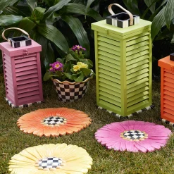 Spring|The Fall Shop|MacKenzie-Childs Courtly Check 8 Ceramic Garden Pot