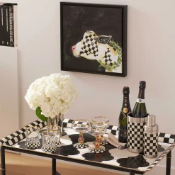 Drinkware|Bar Entertaining|MacKenzie-Childs Courtly Check 3260 Cocktail Shaker