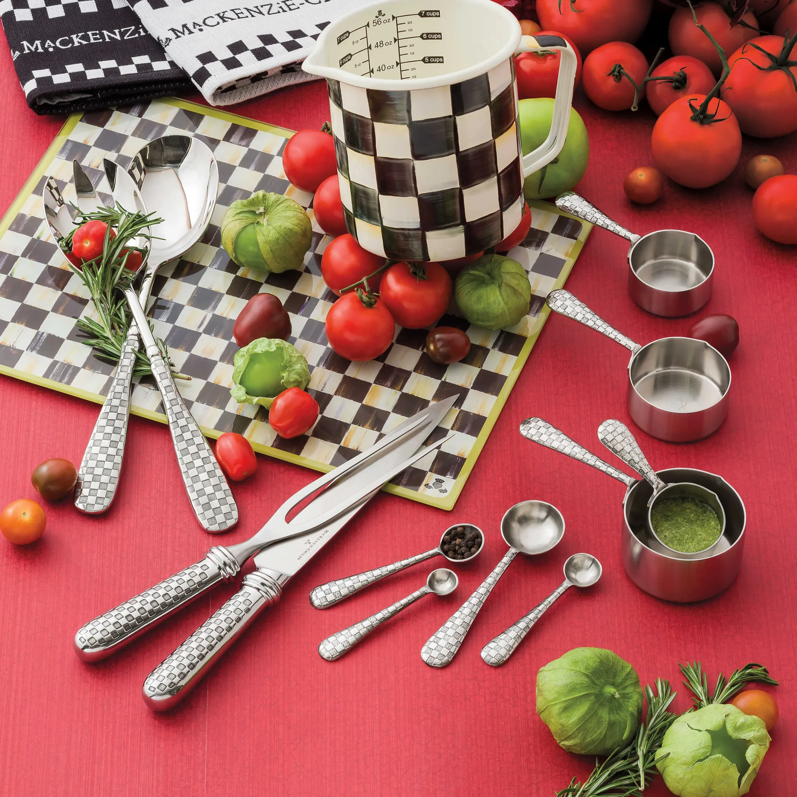 Kitchen Utensils & Tools|MacKenzie-Childs Courtly Check 7 Cup Measuring Cup