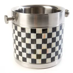 Drinkware|Bar Entertaining|MacKenzie-Childs Courtly Check 3260 Ice Bucket