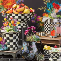 Drinkware|Bar Entertaining|MacKenzie-Childs Courtly Check 3260 Ice Bucket