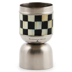 Fall Entertaining|Bar Entertaining|MacKenzie-Childs Courtly Check 3260 Jigger