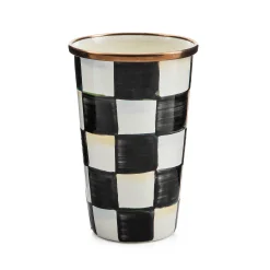 Drinkware|Bar Entertaining|MacKenzie-Childs Courtly Check 10 Ounce Tumbler