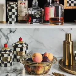 Drinkware|Bar Entertaining|MacKenzie-Childs Courtly Check 10 Ounce Tumbler