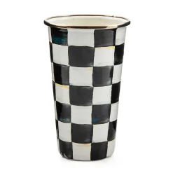 Drinkware|Bar Entertaining|MacKenzie-Childs Courtly Check 20 Ounce Tumbler