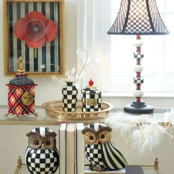 Drinkware|Bar Entertaining|MacKenzie-Childs Courtly Check 20 Ounce Tumbler
