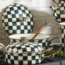 Cookware & Bakeware|MacKenzie-Childs Courtly Check 5 Quart Casserole