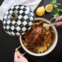 Cookware & Bakeware|MacKenzie-Childs Courtly Check 5 Quart Casserole