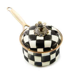 Cookware & Bakeware|MacKenzie-Childs Courtly Check 1 Quart Saucepan