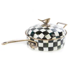 Cookware & Bakeware|MacKenzie-Childs Courtly Check 3 Quart Saute Pan