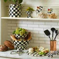 Cookware & Bakeware|MacKenzie-Childs Courtly Check 7 Quart Stockpot