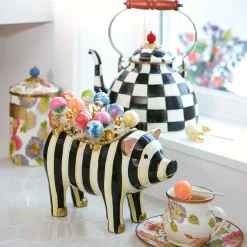 Tea Kettles|MacKenzie-Childs Courtly Check 3 Quart Tea Kettle