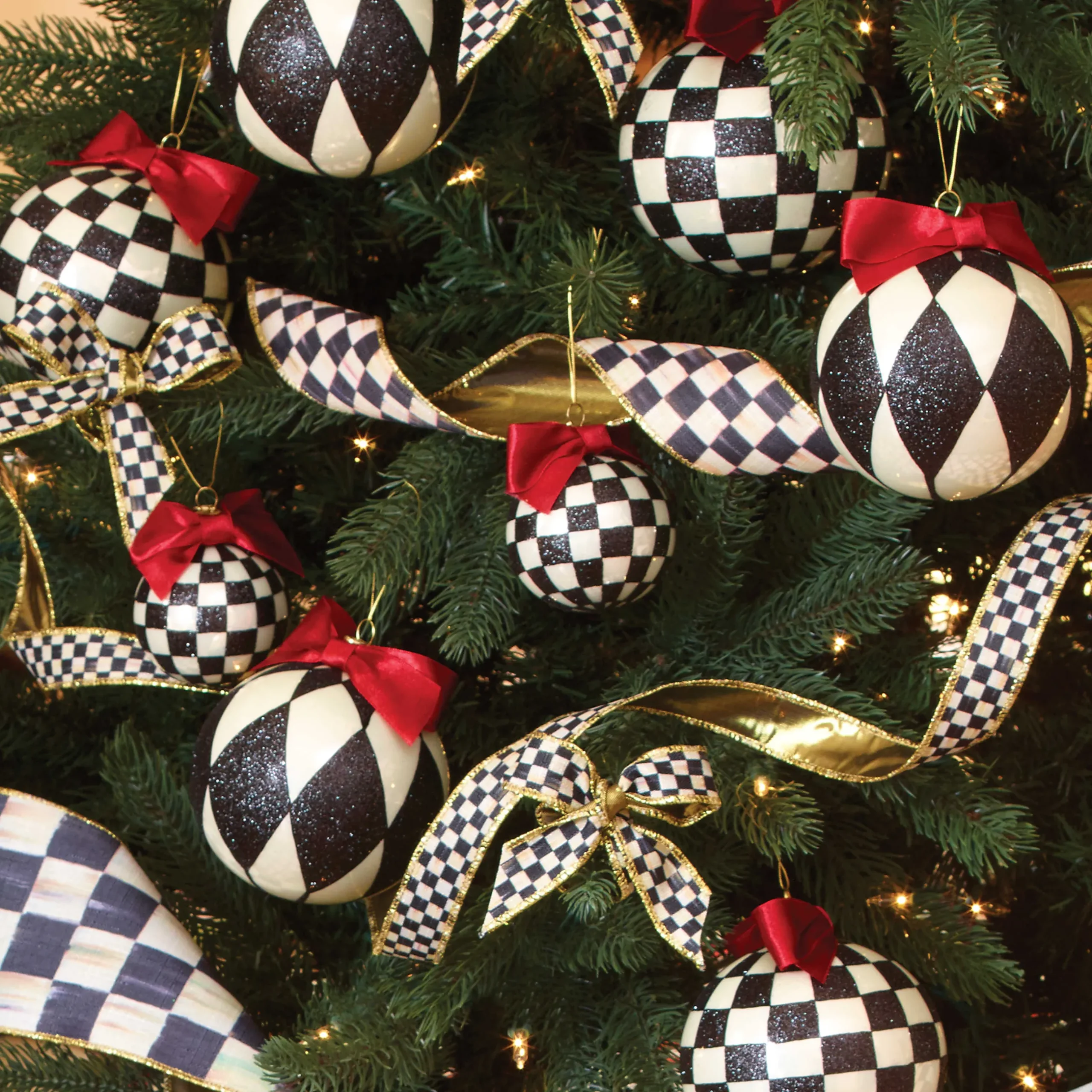 Holiday|Finishing Touches|MacKenzie-Childs Courtly Check 2 Ribbon