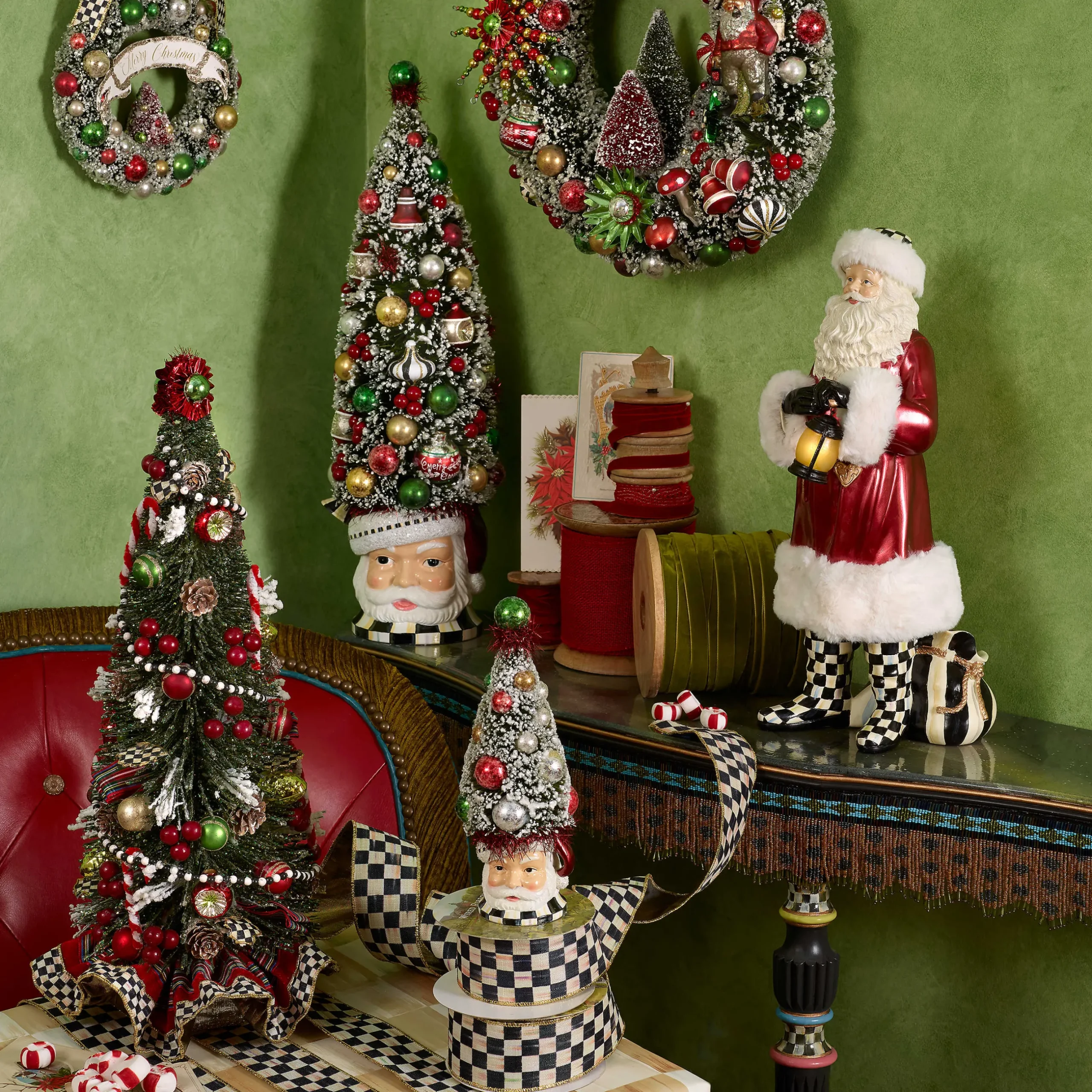 Holiday|Finishing Touches|MacKenzie-Childs Courtly Check 2 Ribbon