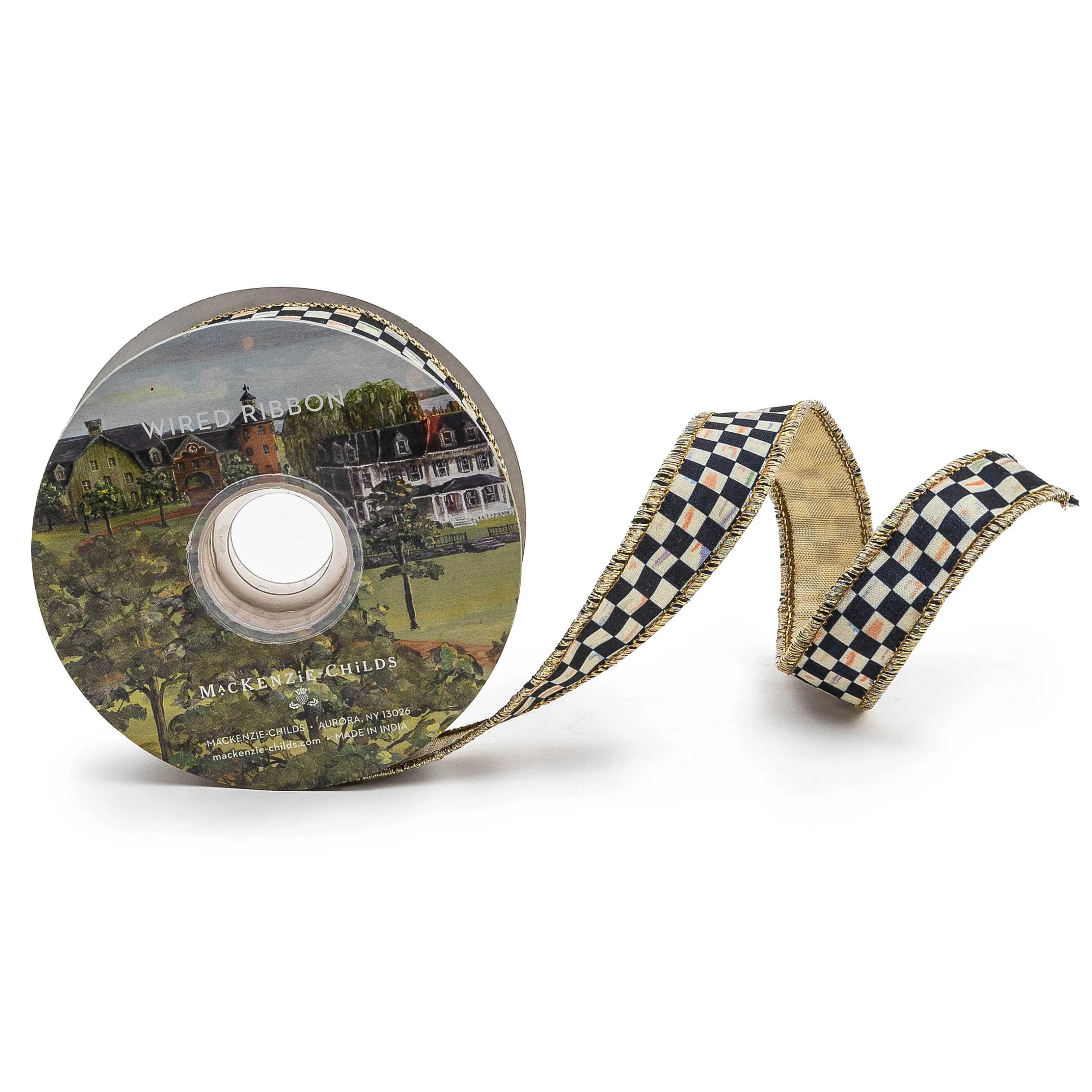 Holiday|Finishing Touches|MacKenzie-Childs Courtly Check 1 Ribbon