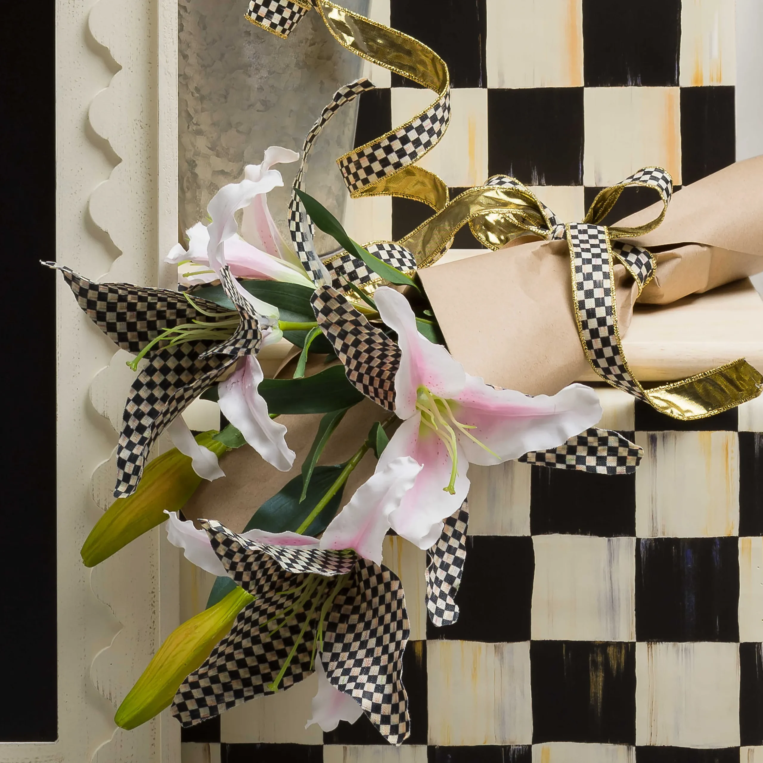 Holiday|Finishing Touches|MacKenzie-Childs Courtly Check 1 Ribbon