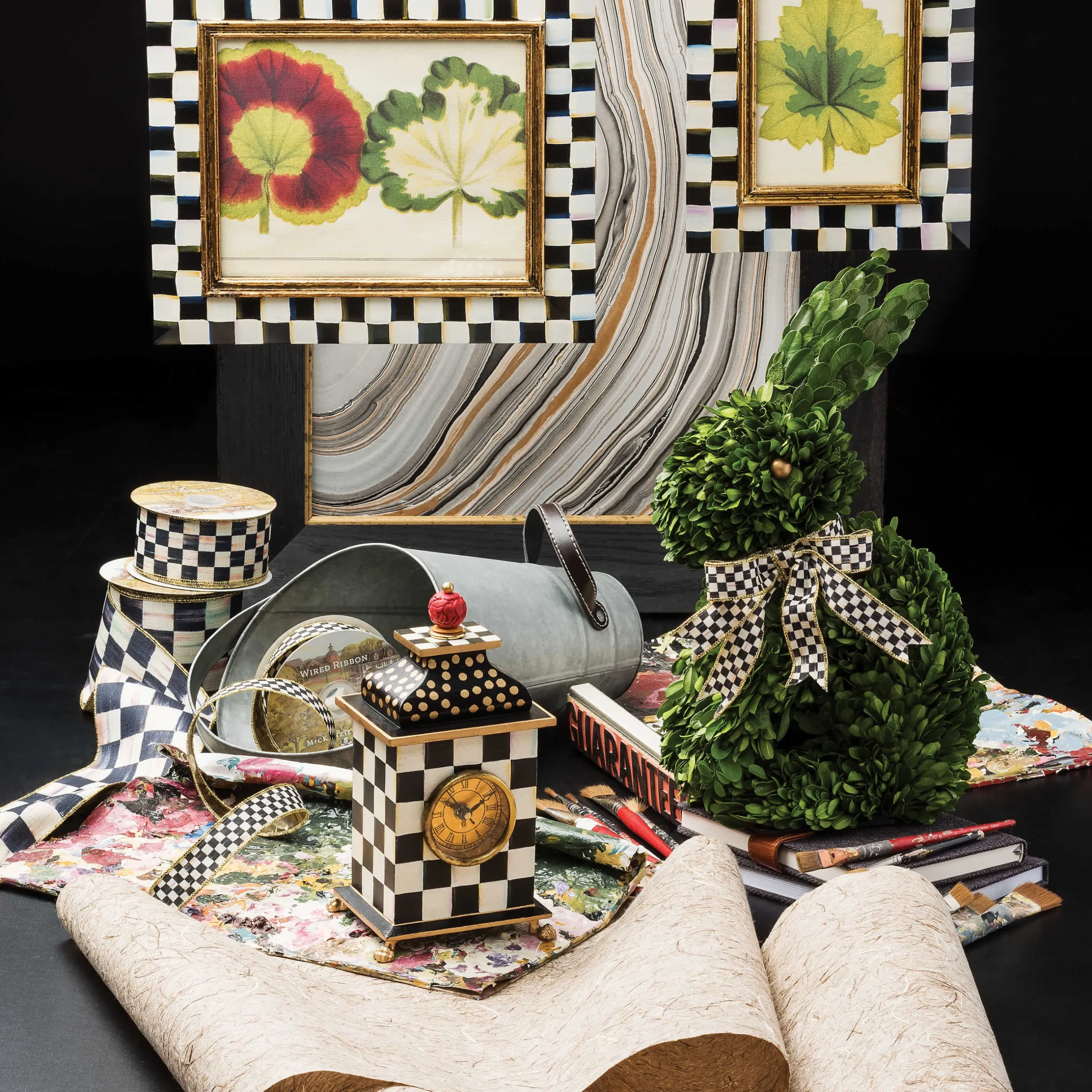 Holiday|Finishing Touches|MacKenzie-Childs Courtly Check 1 Ribbon