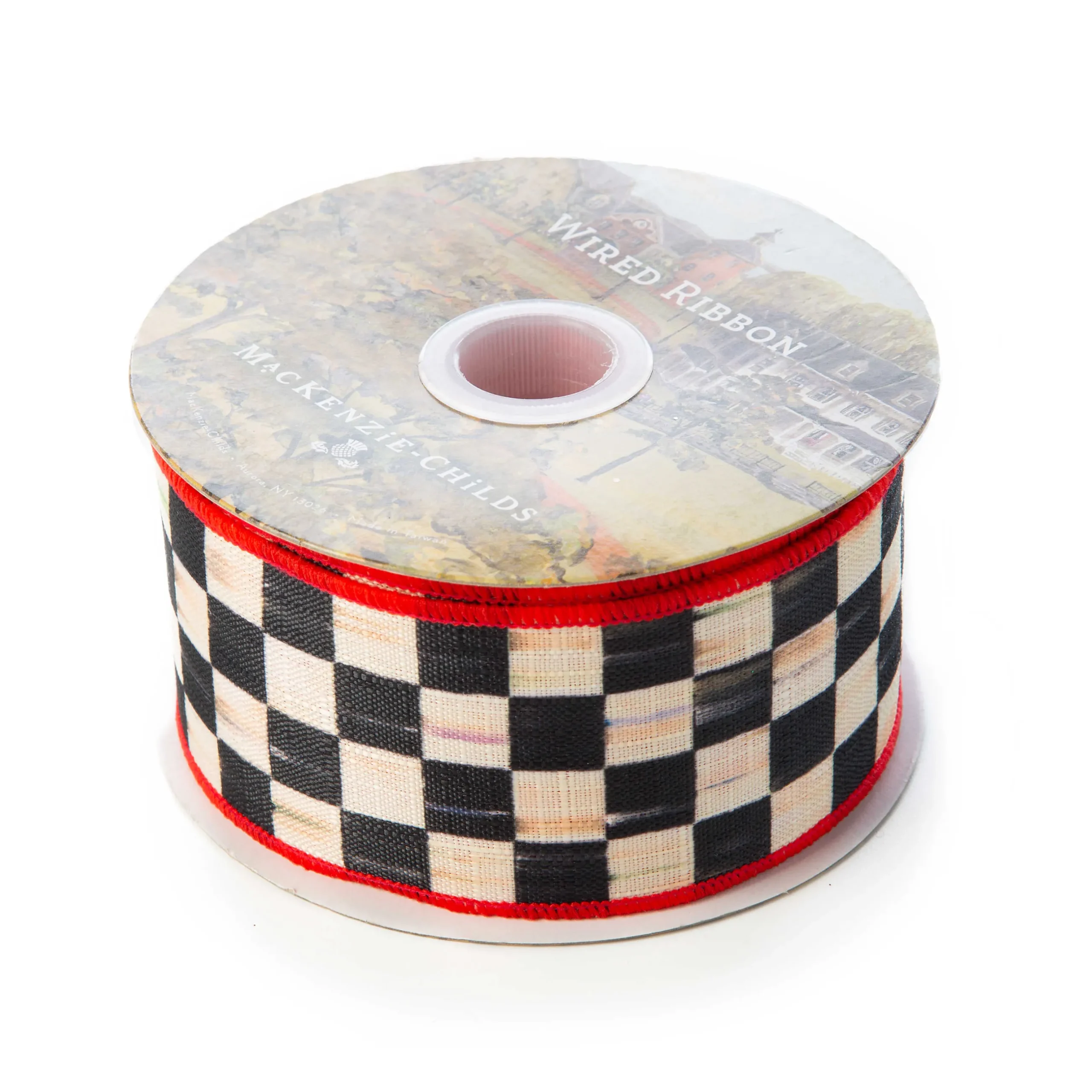 Holiday|Finishing Touches|MacKenzie-Childs Courtly Check 2 Ribbon - Red