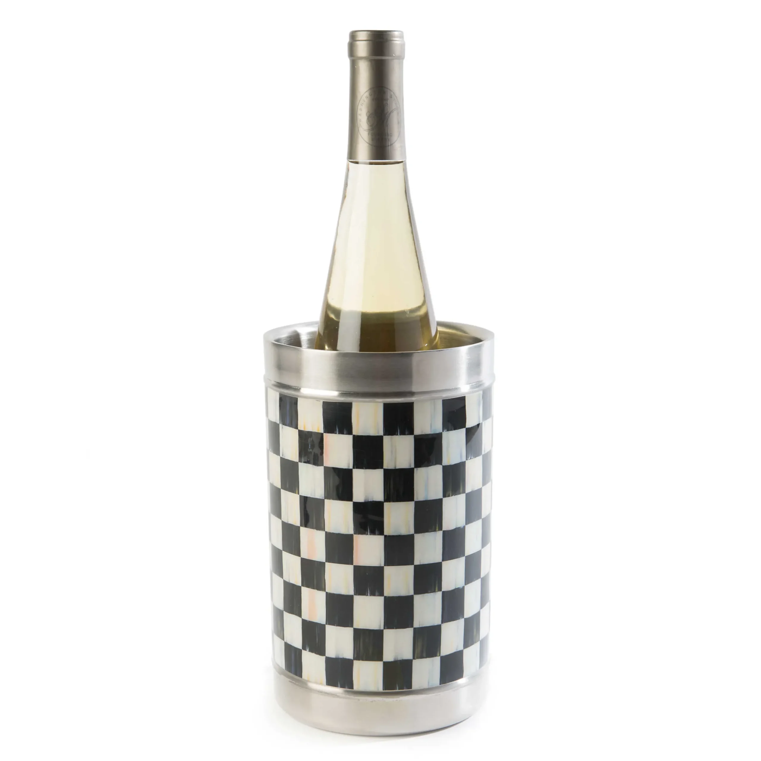 Drinkware|Bar Entertaining|MacKenzie-Childs Courtly Check 3260 Wine Cooler
