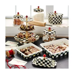 Cookware & Bakeware|MacKenzie-Childs Courtly Check 9 x 13 Baking Pan