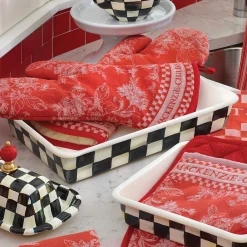Cookware & Bakeware|MacKenzie-Childs Courtly Check 9 x 13 Baking Pan