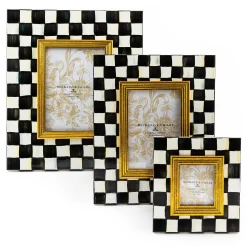 Room Accents|MacKenzie-Childs Courtly Check 4 x 6 Frame