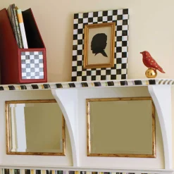 Room Accents|MacKenzie-Childs Courtly Check 4 x 6 Frame