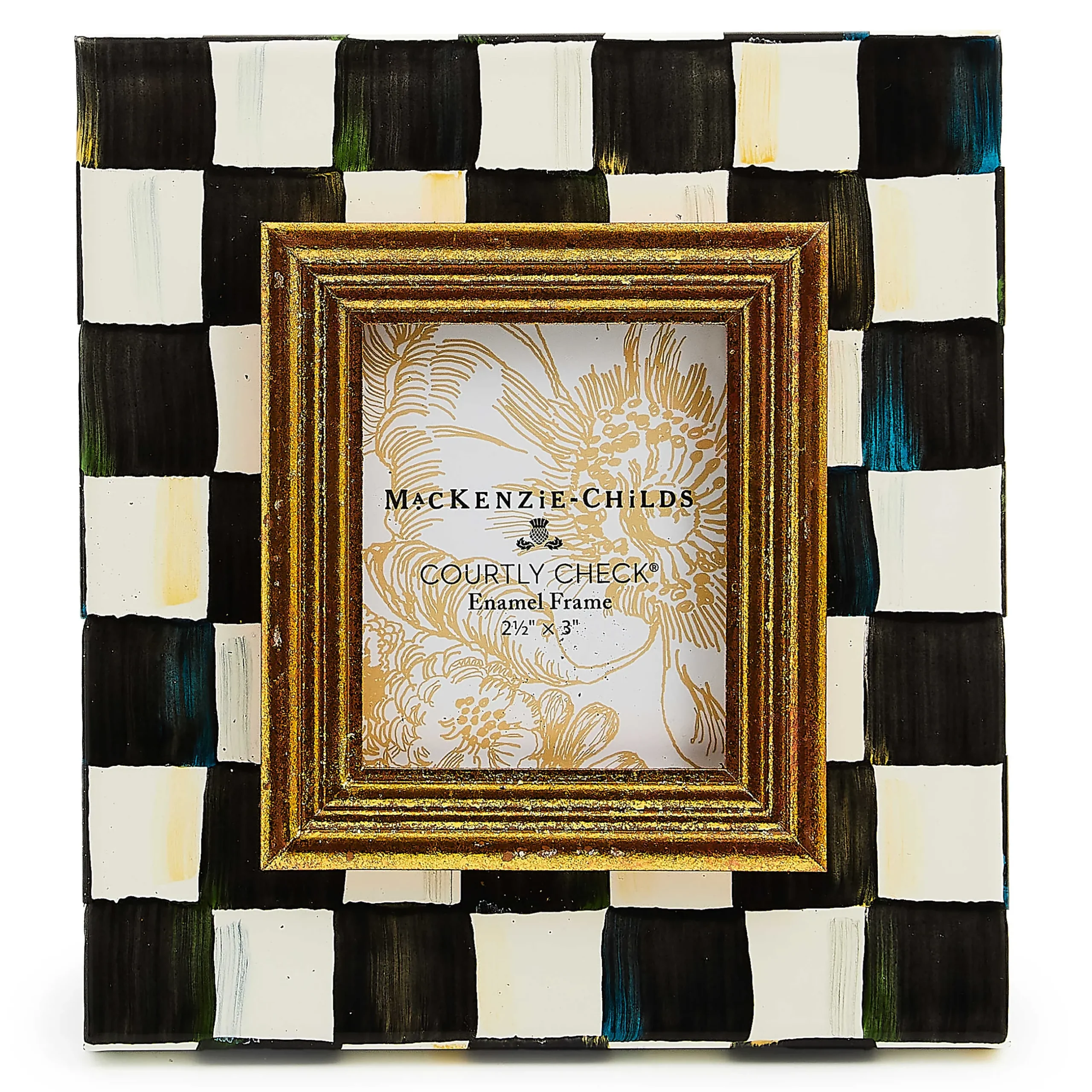 Room Accents|MacKenzie-Childs Courtly Check 2.5 x 3 Frame