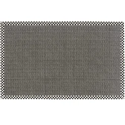 Rugs|MacKenzie-Childs Courtly Check 6' x 9' Grey Sisal Rug