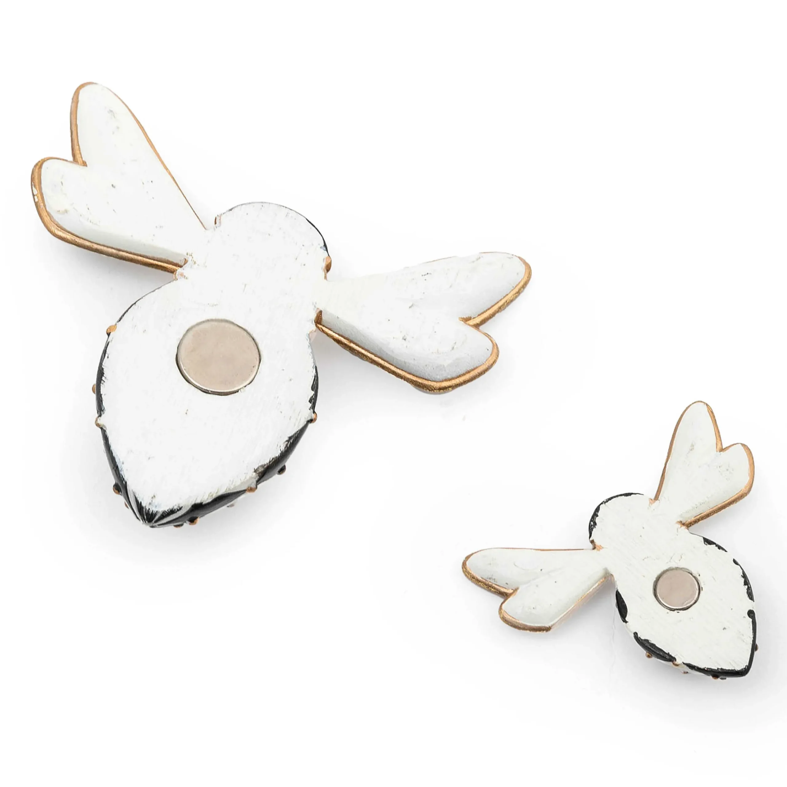 Finishing Touches|Room Accents|MacKenzie-Childs Courtly Check Bee Magnets, Set of 2