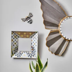 Spring|Room Accents|MacKenzie-Childs Courtly Check Bee Wall Decor
