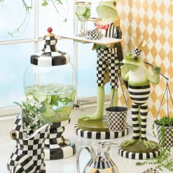 Fall Entertaining|Drinkware|MacKenzie-Childs Courtly Check Beverage Hostess