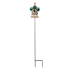 Spring|Outdoor|MacKenzie-Childs Courtly Check Birdhouse Stake