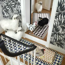 Spring|Room Accents|MacKenzie-Childs Courtly Check Black Sheep - Small