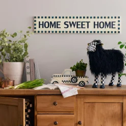 Spring|Room Accents|MacKenzie-Childs Courtly Check Black Sheep - Small