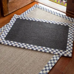 Rugs|MacKenzie-Childs Courtly Check Black Sisal 2' x 3' Rug