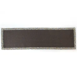 Rugs|MacKenzie-Childs Courtly Check Black Sisal 2'6 x 9' Runner