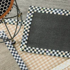 Rugs|MacKenzie-Childs Courtly Check Black Sisal 2'6 x 9' Runner