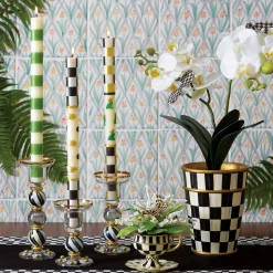 Kitchen & Table Linens|MacKenzie-Childs Courtly Check Black Table Runner