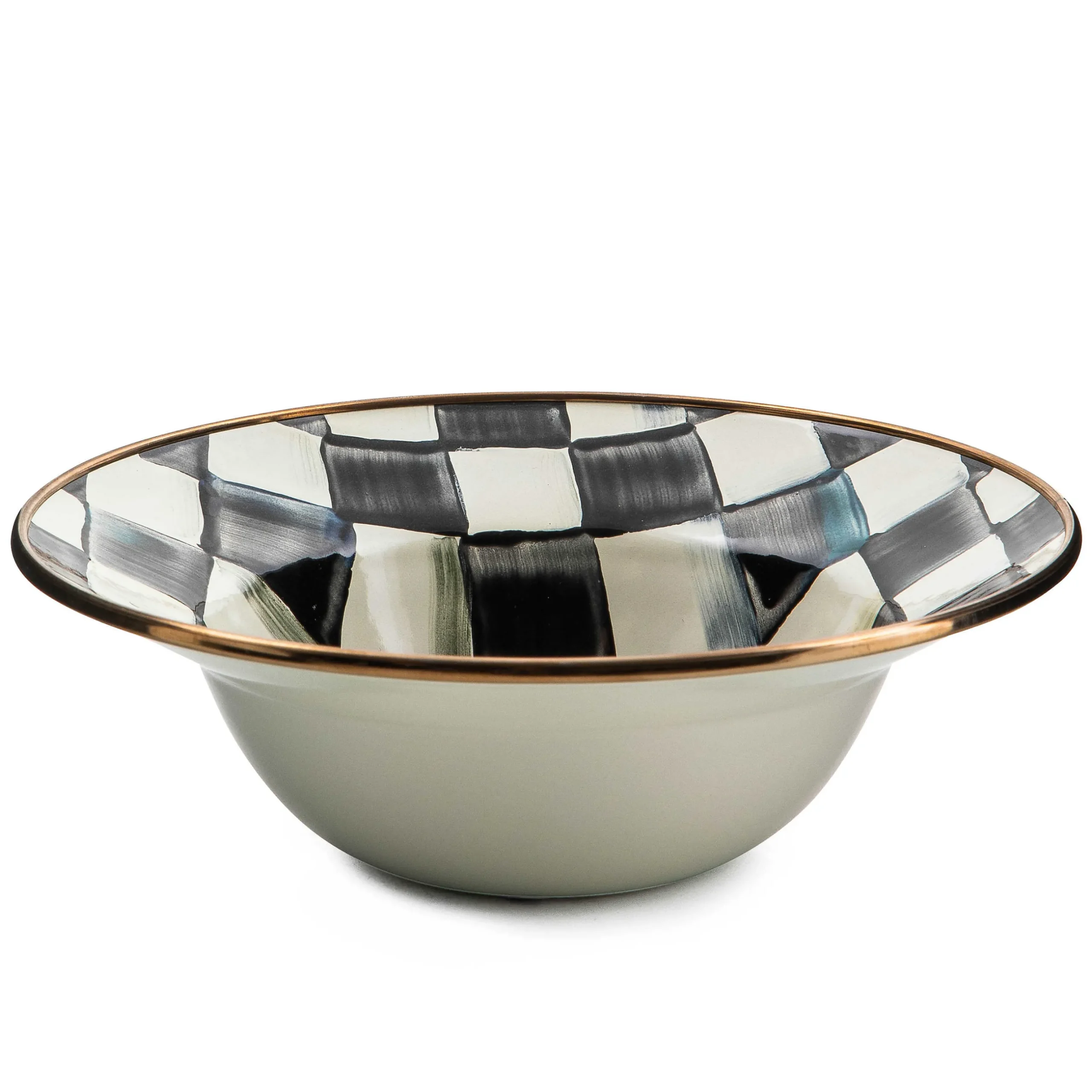Dinnerware & Flatware|MacKenzie-Childs Courtly Check Breakfast Bowl