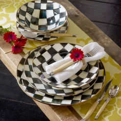 Dinnerware & Flatware|MacKenzie-Childs Courtly Check Breakfast Bowl