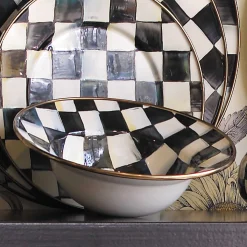 Dinnerware & Flatware|MacKenzie-Childs Courtly Check Breakfast Bowl