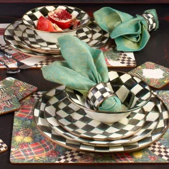 Dinnerware & Flatware|MacKenzie-Childs Courtly Check Breakfast Bowl