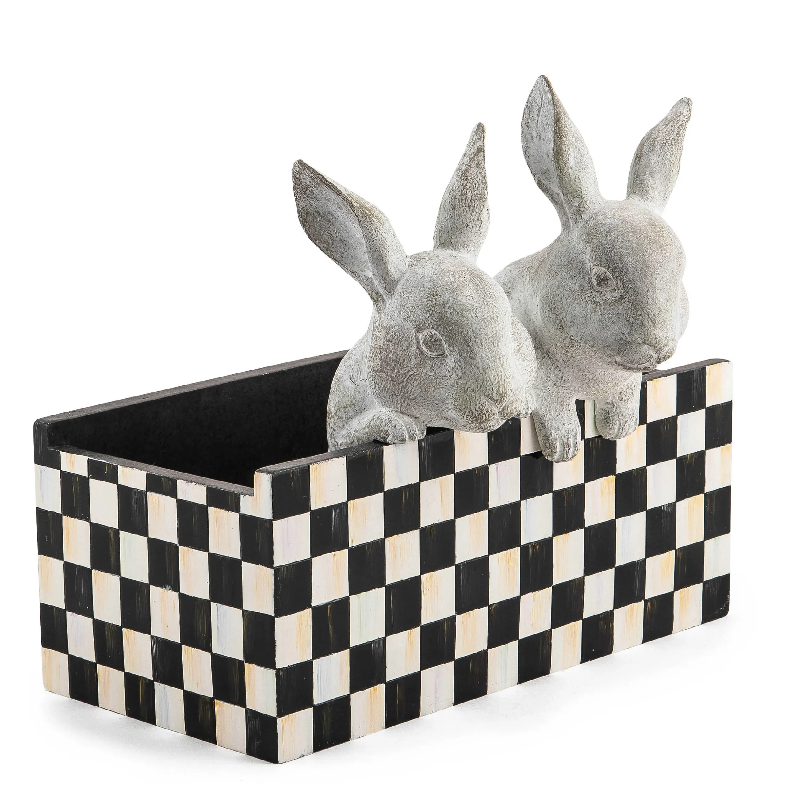 Easter|Spring|MacKenzie-Childs Courtly Check Bunny Planter