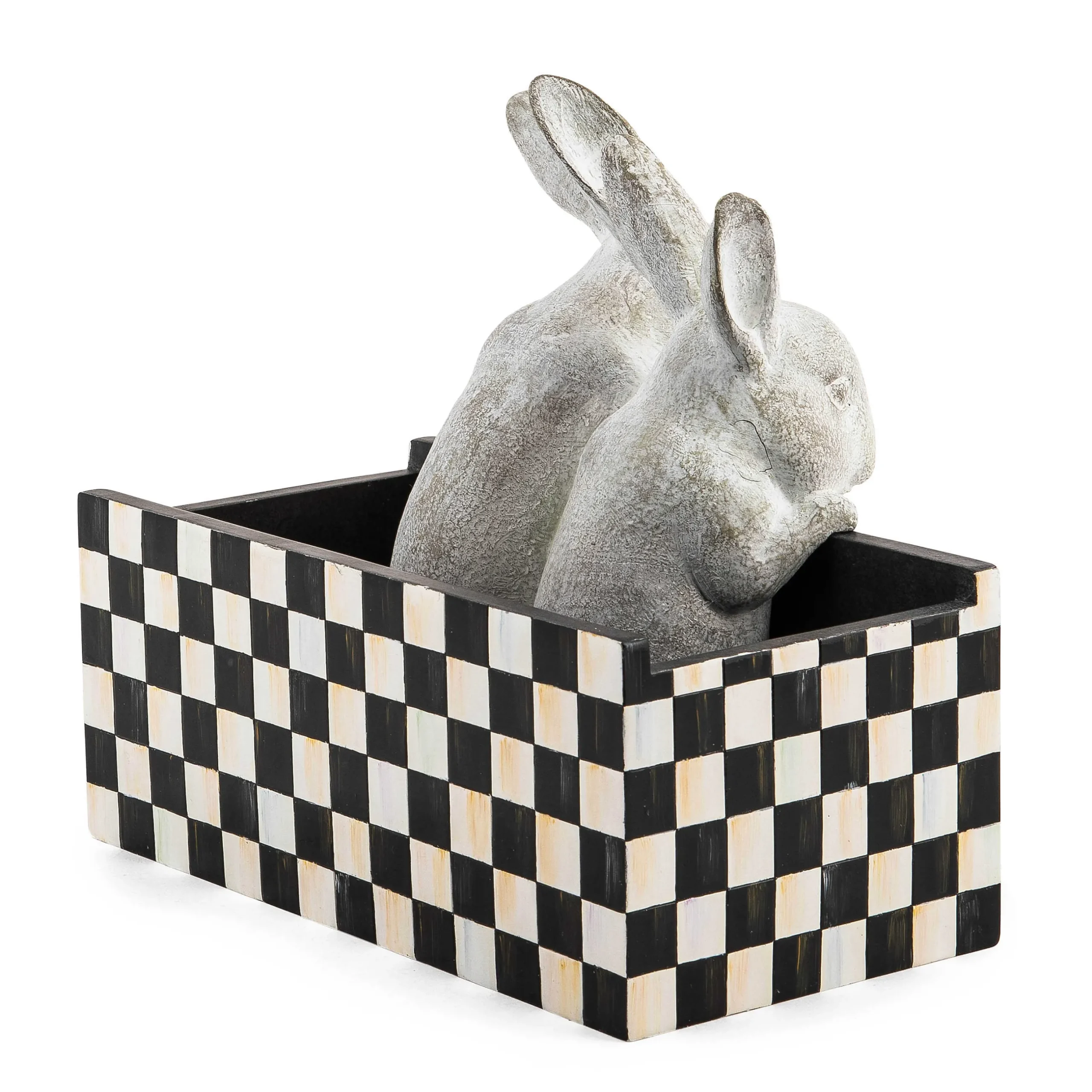 Easter|Spring|MacKenzie-Childs Courtly Check Bunny Planter